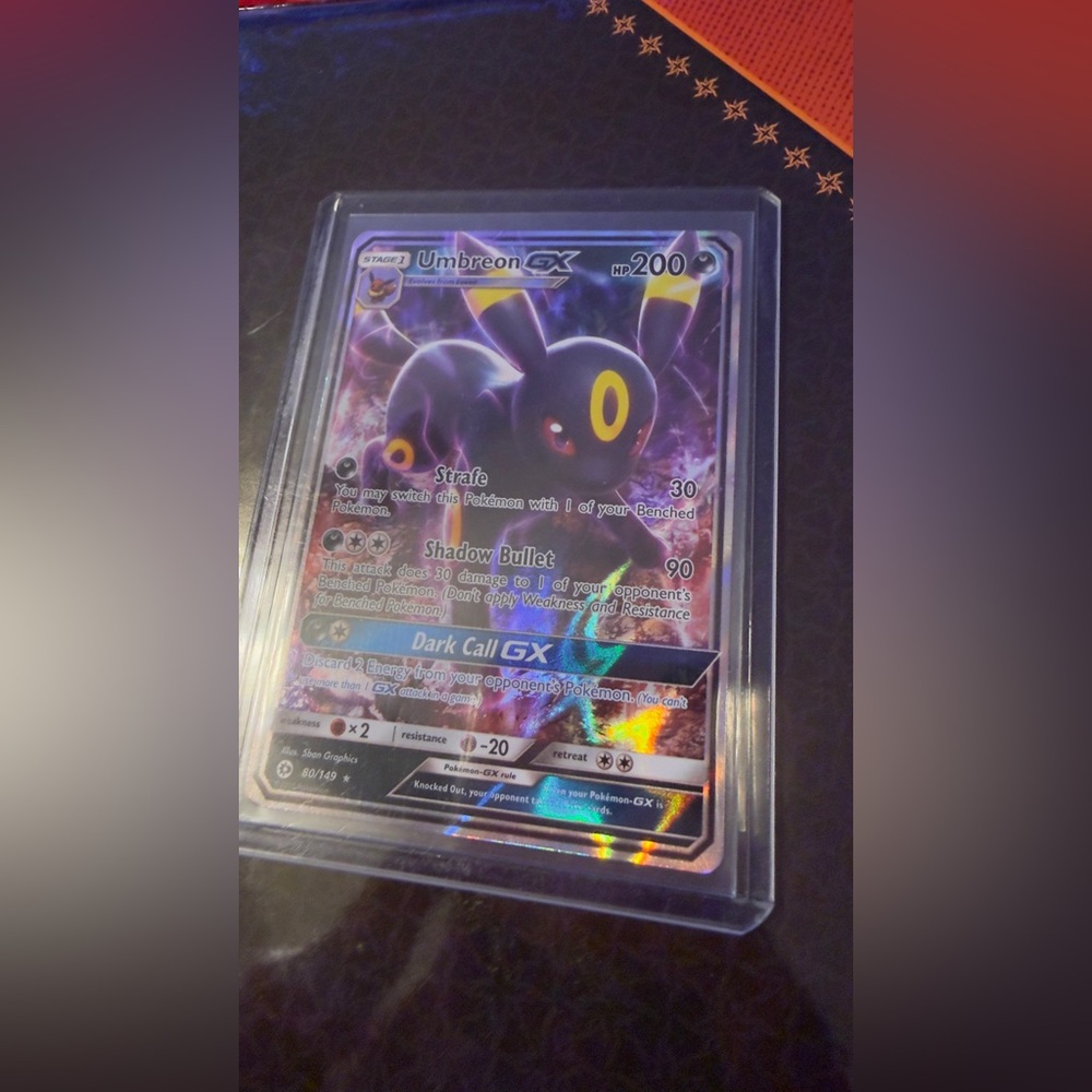Umbreon GX Pokémon Card